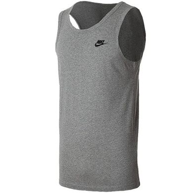 Майка NIKE M NSW CLUB - TANK BQ1260-063 Серый, S